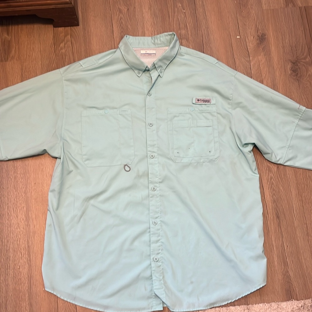 Columbia Long Sleeve Fishing Shirt